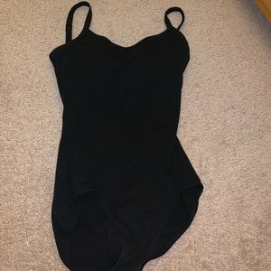 Black capezio dance leotard